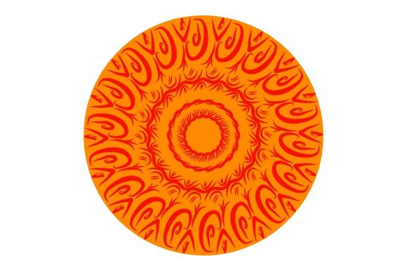 Christmas Mandala Day SVG and JPEG