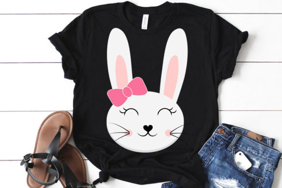 Rabbit Svg, Easter Bunny Face
